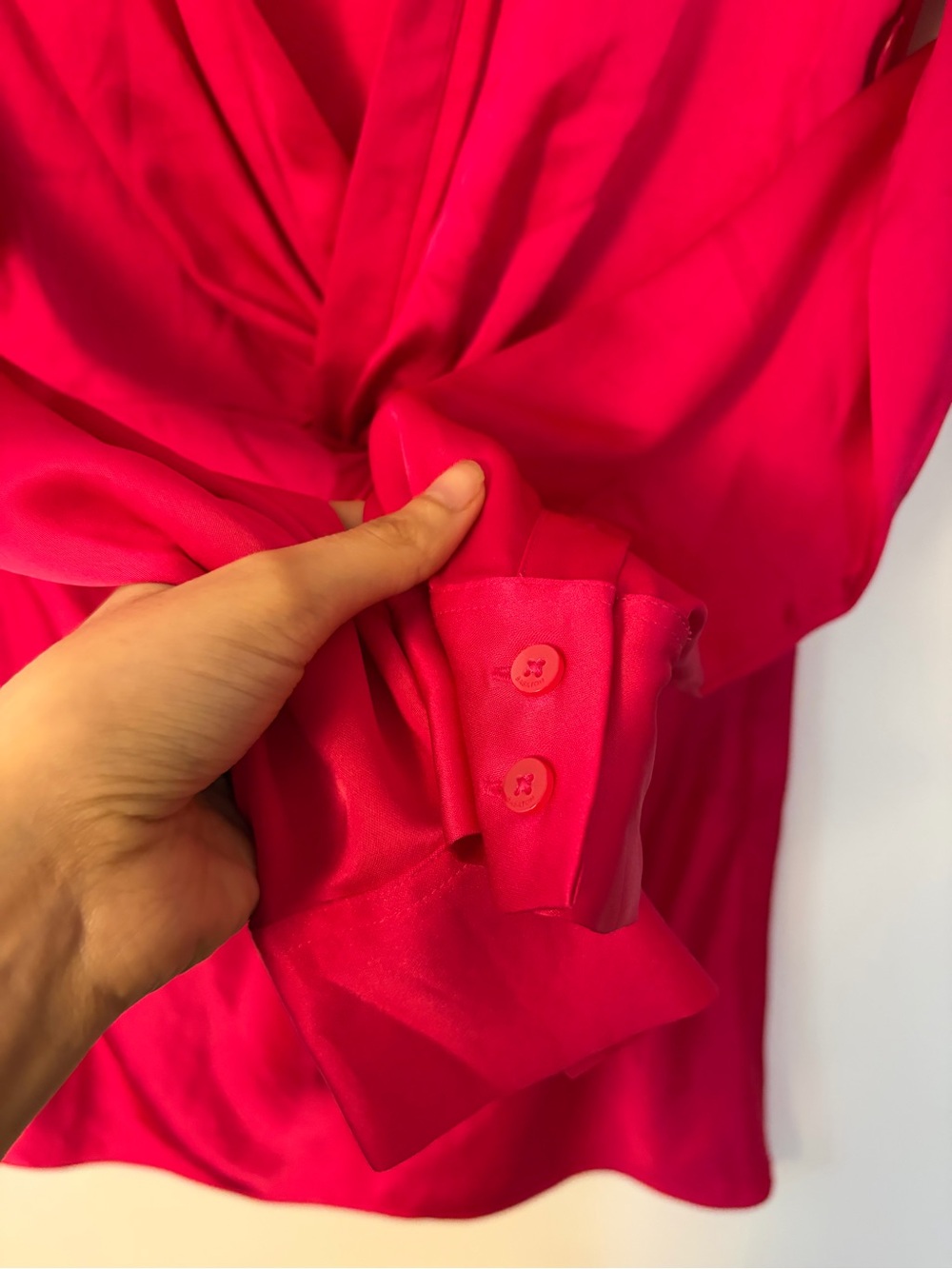 Aritzia Babaton Collaborate Satin Dress in Pink -  XS - Picture 10 of 14